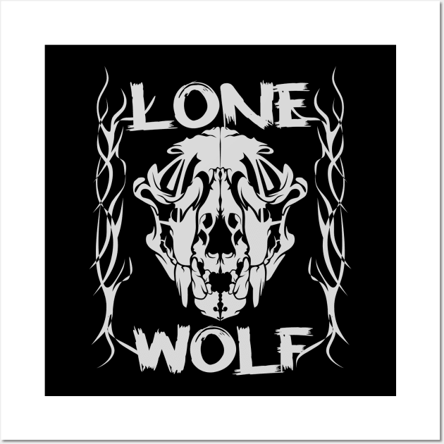 Lone Wolf Wall Art by ZenKatili